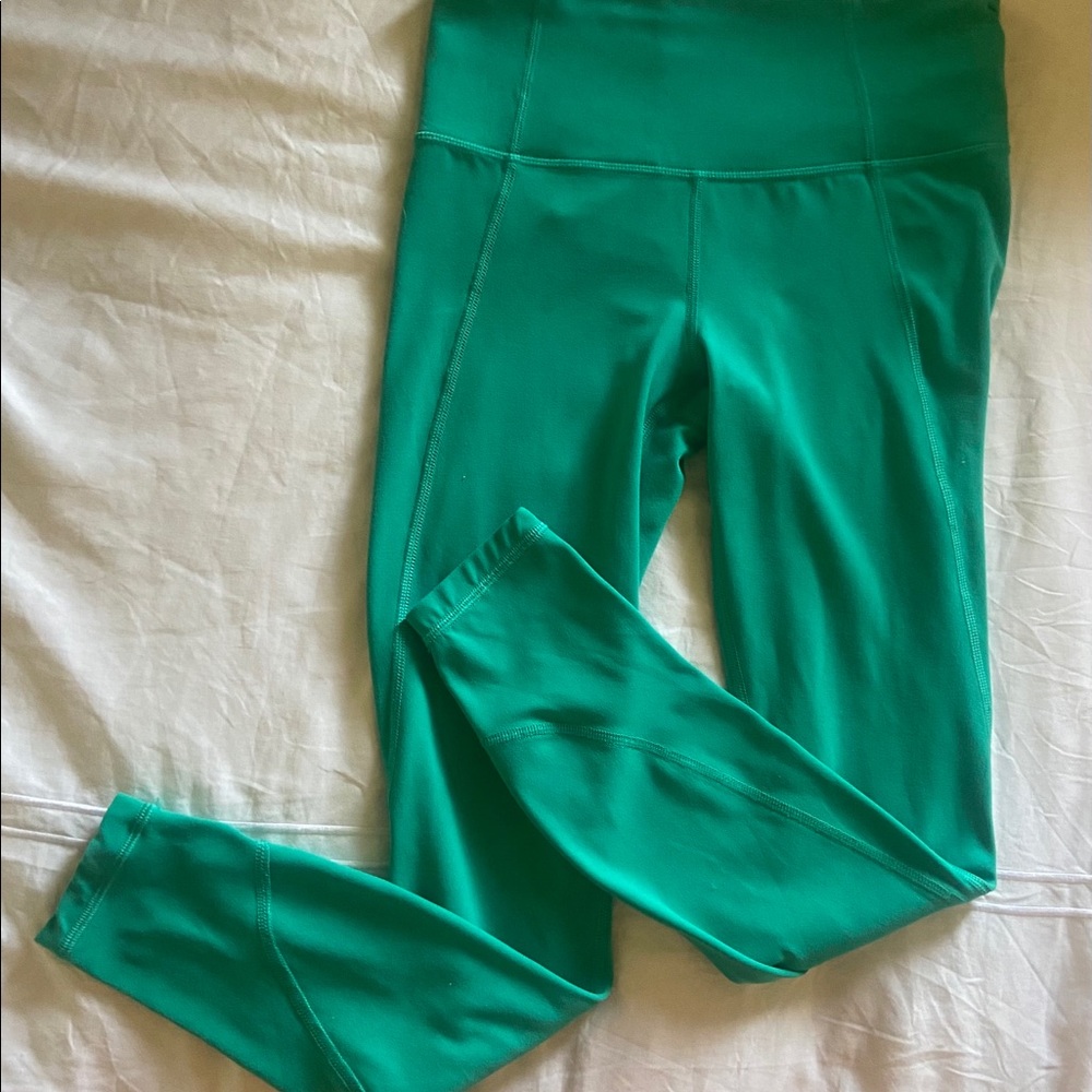 Athleta leggings size xs green